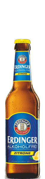 Erdinger alkoholfrei Zitrone